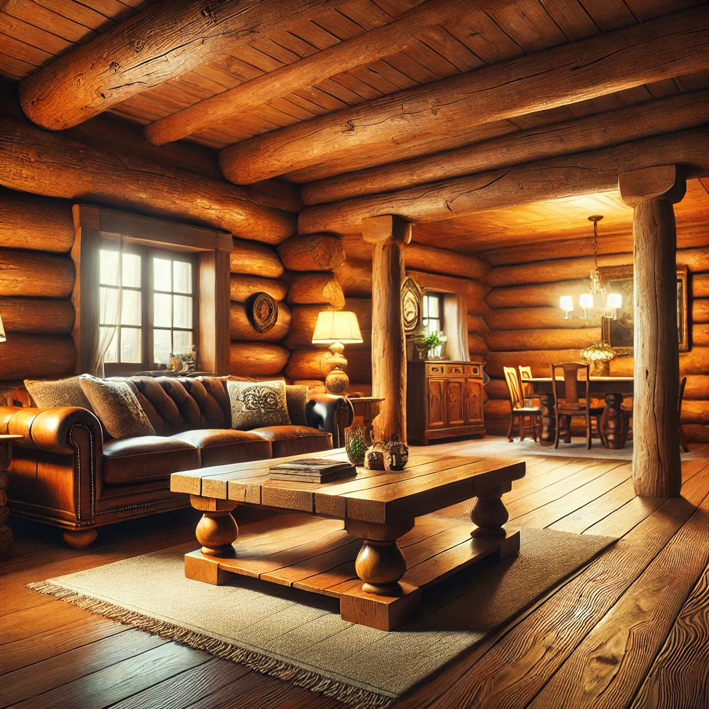 02 - Home With Natural Wood Tones for Authentic Cabin Vibes