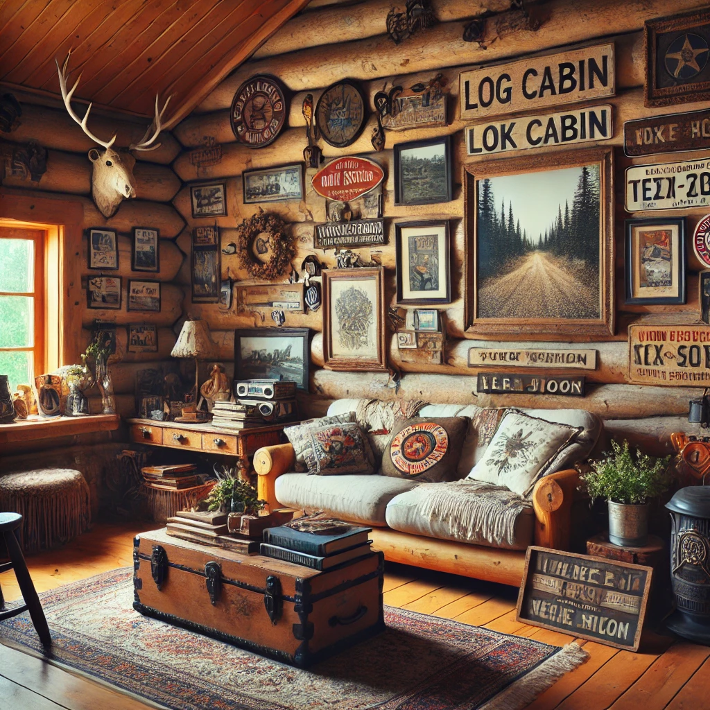 06 - Personalize Your Log Cabin With Home Decorative Accents