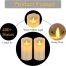 Battery Operated Flameless Candles with 10 Key Remote Control ivory 2pack features