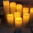 Battery Operated Flameless Candles with 10 Key Remote Control ivory 9pack decor1