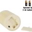 Battery Operated Flameless Candles with 10 Key Remote Control ivory white battery