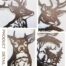 Deer Decor Rustic Wall Art Design 4