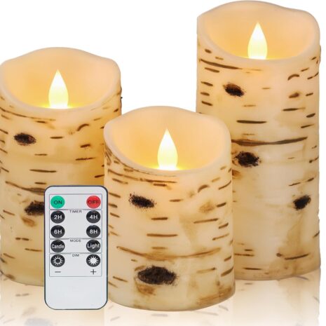 Flameless Candles Elegant Rustic Light Décor 1