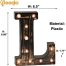 Marquee Letters Light Up Vintage Alphabet Sign Decor 4