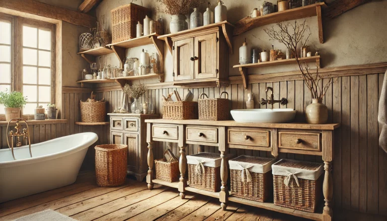 Remodel Your Bathroom with Log Cabin Ideas - 01